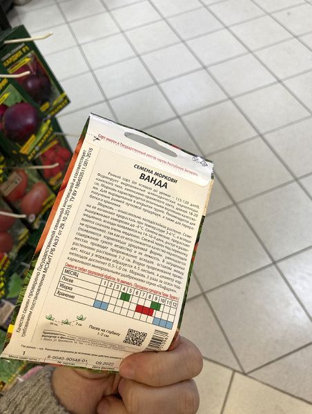 морковь Ванда